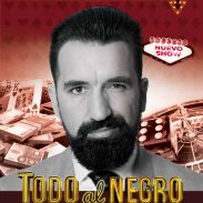 Cartel TODO AL NEGRO, en Madrid - Miguel Lago